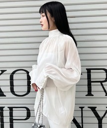 Narcissus | 【Narcissus】シフォンパールブラウス(シャツ/ブラウス)