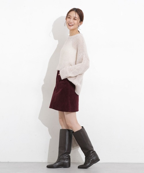 NANO universe（ナノユニバース）の「コーデュロイミニスカート