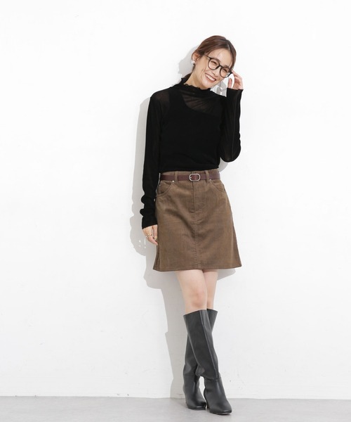 コーデュロイミニスカート（スカート）｜NANO universe（ナノ