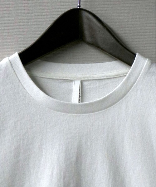 Starting Over(スターティングオーバー)の「cotton 100% 天竺織り ポケット付き クルーネック 半袖Tシャツ(Tシャツ/カットソー・メンズ・杢グレー/ホワイト/ベージュ/ブラック・M/L/XL)」の6枚目の写真