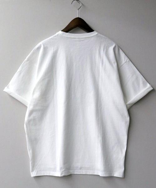 Starting Over(スターティングオーバー)の「cotton 100% 天竺織り ポケット付き クルーネック 半袖Tシャツ(Tシャツ/カットソー・メンズ・杢グレー/ホワイト/ベージュ/ブラック・M/L/XL)」の5枚目の写真