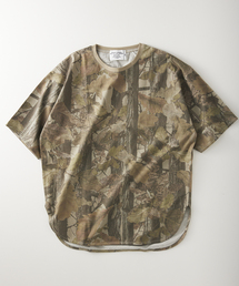 JOURNAL STANDARD relume | フェイドカモ レイヤードラウンド スリットTシャツ(Tシャツ/カットソー)