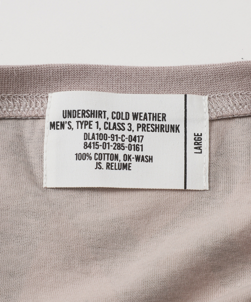 JOURNAL STANDARD relume（ジャーナルスタンダード　レリューム）の「フェイドカモ レイヤードラウンド スリットTシャツ（Tシャツ/カットソー・メンズ・ブラック系その他/ベージュ/カーキ・LARGE/MEDIUM/SMALL）」の9枚目の写真