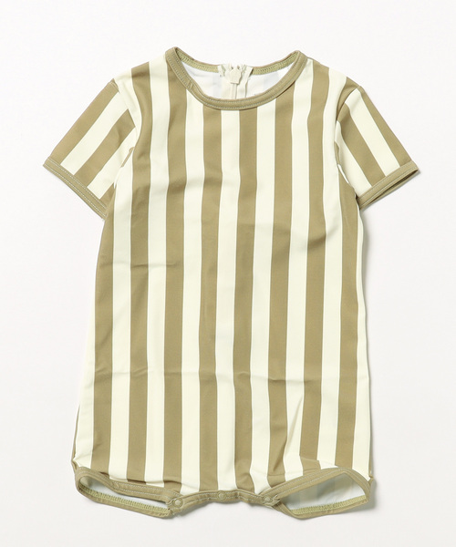 【セール】◆Rylee＋Cru◆SHORTY ONE-PIECE || OLIVE STRIPE（その他ベビー用品）｜IO（イオ）（イオ）