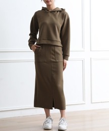 Coo+i（クーイ）の「セットアップ パーカー スカートセット（パーカー）」