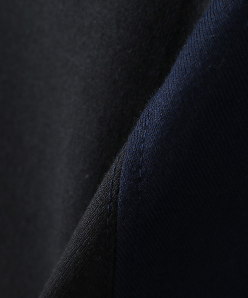 Name.（ネーム）の「Name. BIO WASH RAGLAN LONG SLEEVE TEE NMCU-01 9（Tシャツ/カットソー・メンズ・ブラック/ベージュ・1）」の8枚目の写真