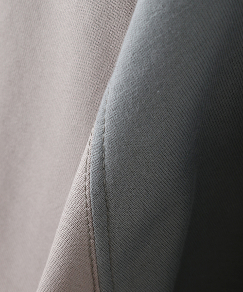 Name.（ネーム）の「Name. BIO WASH RAGLAN LONG SLEEVE TEE NMCU-01 9（Tシャツ/カットソー・メンズ・ブラック/ベージュ・1）」の9枚目の写真