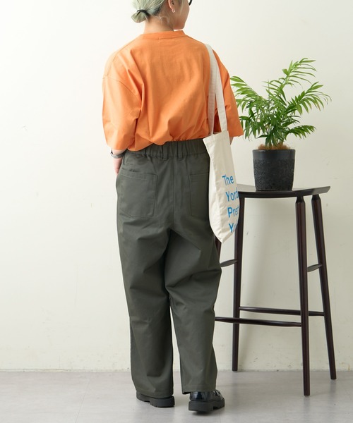 CIAOPANIC TYPY(チャオパニックティピー)の「コットンクルーネックポケット半袖Tシャツ /無地/S~XLサイズ/ユニセックス(Tシャツ/カットソー・レディース・サックスブルー/グレイッシュベージュ/ブラック/ホワイト/ピンク/チャコールグレー/オレンジ・X-LARGE/LARGE/MEDIUM/SMALL)」の10枚目の写真