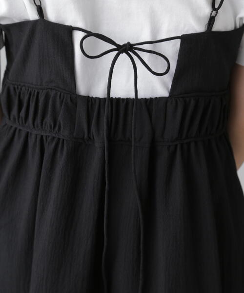 FREE'S MART（フリーズマート）の「◆サイドポケットキャミワンピース（ワンピース・レディース・ブラック/ライトグリーン・MEDIUM/SMALL）」の20枚目の写真