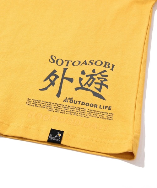 USA/C ドデカLOGO BIG TEE（Tシャツ/カットソー）｜go slow caravan（ゴースローキャラバン）