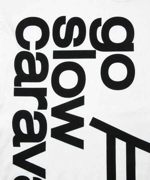 USA/C ドデカLOGO BIG TEE（Tシャツ/カットソー）｜go slow caravan（ゴースローキャラバン）