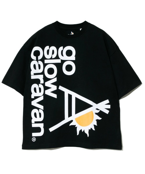 USA/C ドデカLOGO BIG TEE（Tシャツ/カットソー）｜go slow caravan（ゴースローキャラバン）