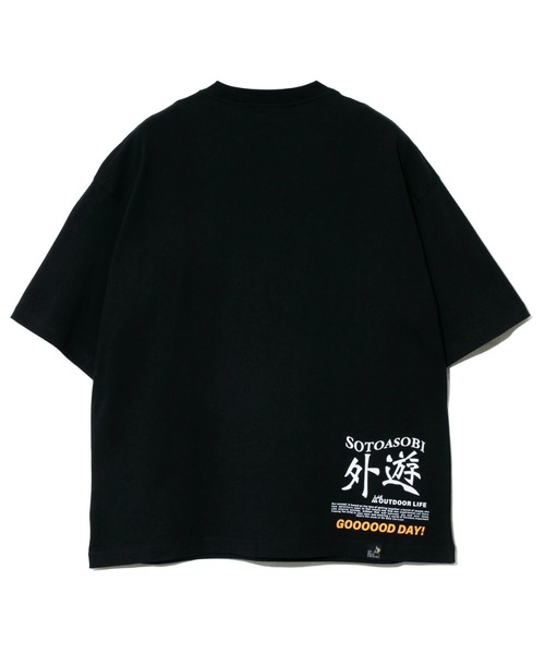 USA/C ドデカLOGO BIG TEE（Tシャツ/カットソー）｜go slow caravan（ゴースローキャラバン）