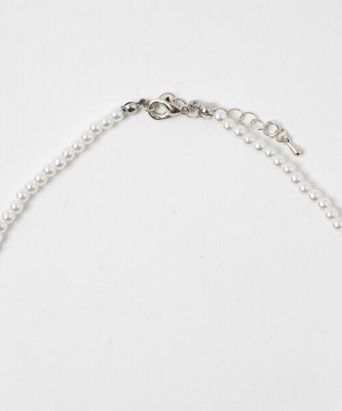 WEGO（ウィゴー）の「WEGO/シンプルリボンパールネックレス（ネックレス・レディース・その他1・FREE）」の3枚目の写真