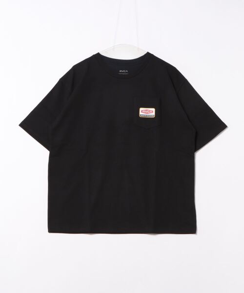 RVCA(ルーカ)の「RVCA メンズ HEXBOX Tシャツ 【2024年夏モデル】/ルーカロゴバックプリント半袖Tシャツ(Tシャツ/カットソー・メンズ・オレンジ/ホワイト/ブラック・MEDIUM/LARGE/X-LARGE/SMALL)」の1枚目の写真