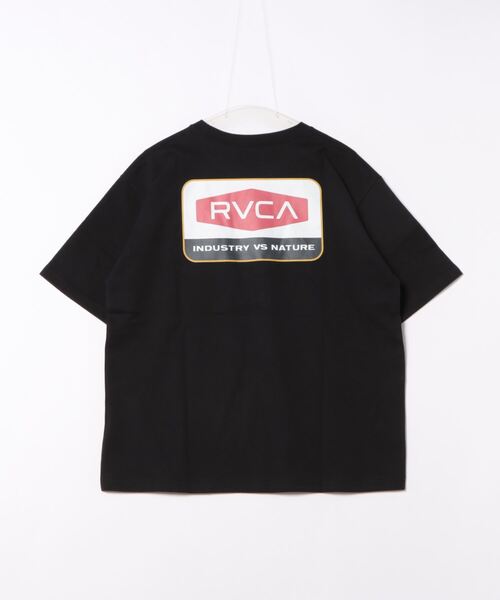 RVCA(ルーカ)の「RVCA メンズ HEXBOX Tシャツ 【2024年夏モデル】/ルーカロゴバックプリント半袖Tシャツ(Tシャツ/カットソー・メンズ・オレンジ/ホワイト/ブラック・MEDIUM/LARGE/X-LARGE/SMALL)」の4枚目の写真