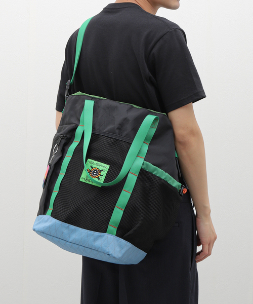ブレインデッド バッグ Brain Dead Equipment Cotton Canvas Utility Bag - Teal