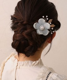 colleca la（コレカラ）の「パール×チュールフラワーのU字コーム/かんざし（その他ヘアアクセサリー・キッズ）」