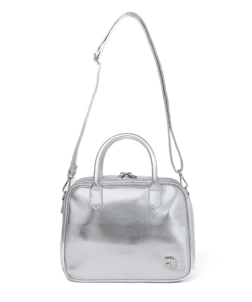 ALTROSE（アルトローズ）の「バーン 2way ボストンバッグ ショルダーバッグ（ボストンバッグ・レディース・ブラック/グレー/シルバー/ピンク・FREE）」の13枚目の写真