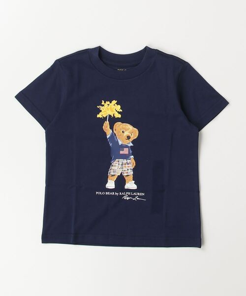 POLO RALPH LAUREN CHILDRENSWEAR(ポロ ラルフ ローレン チルドレンズウェア)の「Polo ベア コットン ジャージー Tシャツ(Tシャツ/カットソー・キッズ・ネイビー系1・3/4/6/7)」の3枚目の写真