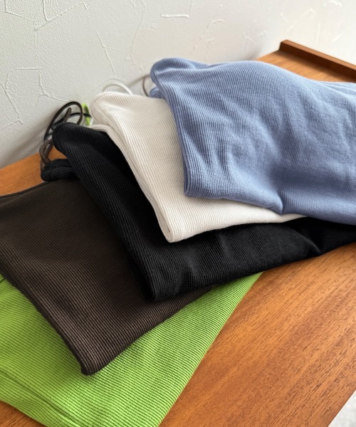 reca（レカ）の「ダブルストラップカップインキャミソール（キャミソール・レディース・ブラック/キナリ/グリーン/ブルー/ブラウン・FREE）」の18枚目の写真