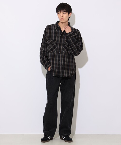 BEAMS HEART（ビームスハート）の「デニム ルーズ ストレート パンツ 