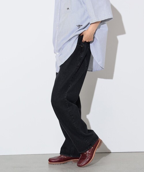 BEAMS HEART（ビームスハート）の「デニム ルーズ ストレート パンツ 