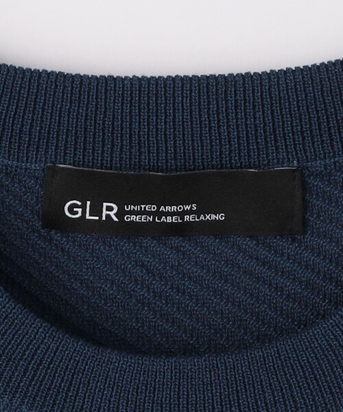 green label relaxing（グリーンレーベルリラクシング）の「JUSTFIT ソリッド ツイル ショートスリーブ ニット（ニット/セーター・メンズ・ブラック/ライトグレー/ネイビー・L/XL/S/M）」の18枚目の写真