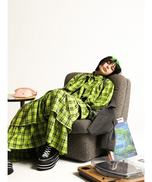 PAMEO POSE（パメオポーズ）の「Plaid Repeat Dress（ワンピース