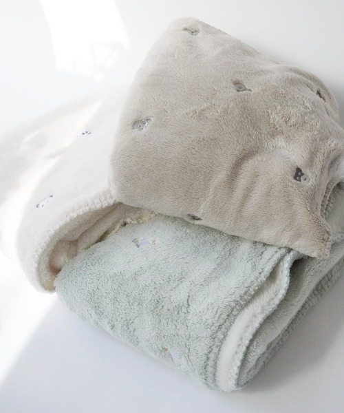 Port / ポート 】 アニマル 刺繍 ブランケット（ブランケット）｜Port