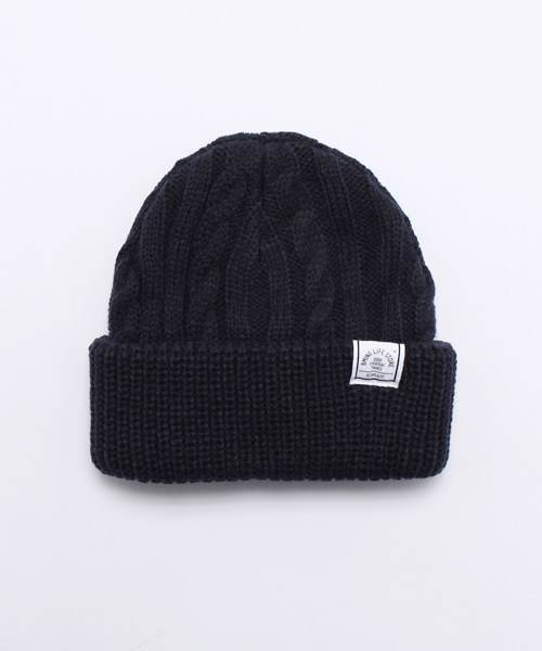 B:MING by BEAMS（ビーミングバイビームス）の「ビーミング by ビームス / ケーブルニットワッチキャップ（ニットキャップ/ビーニー・キッズ・オフホワイト/グレー/サックスブルー/ネイビー/ラベンダー・MEDIUM/SMALL）」の12枚目の写真