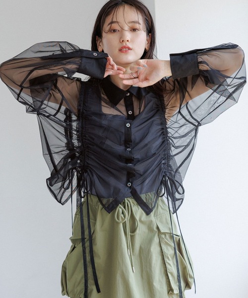 RAGEBLUE（レイジブルー）の「マルチWAY/ダブルリボンシャーリング