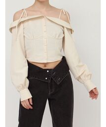 EATME | リボンショルダーオフショルブラウス(シャツ/ブラウス)