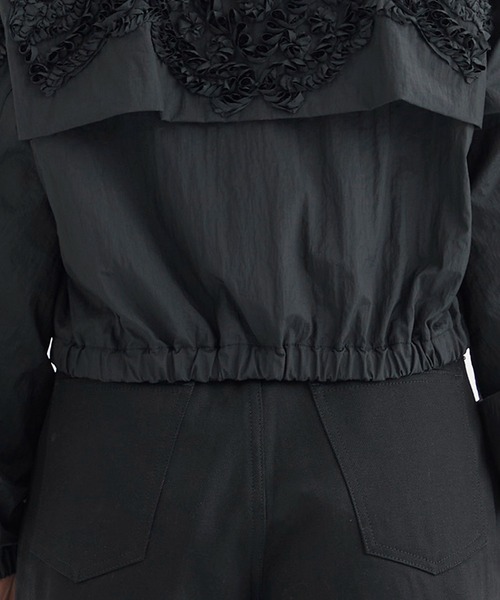TAAKK(ターク)の「【TAAKK/ターク】EMBROIDERY WIND BREAKER(ブルゾン・レディース・ブラック/グレー・2)」の9枚目の写真