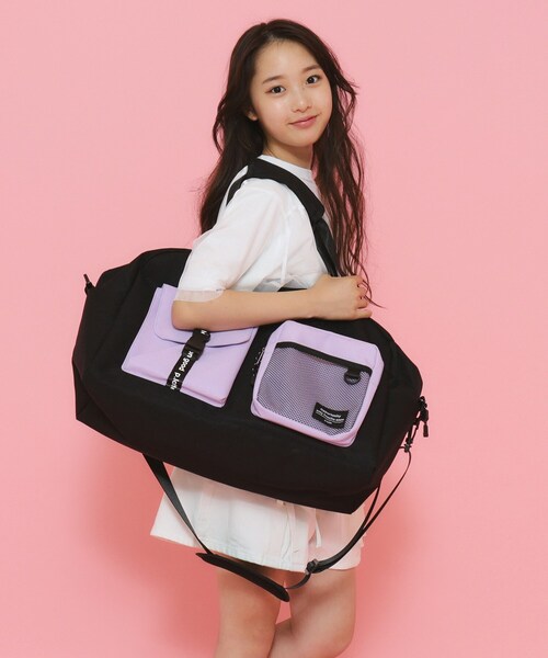 JUNE 　ボストン型3way バッグ（L） 容量約47.5L】3WAYリュックボストン（ボストンバッグ）｜PINK