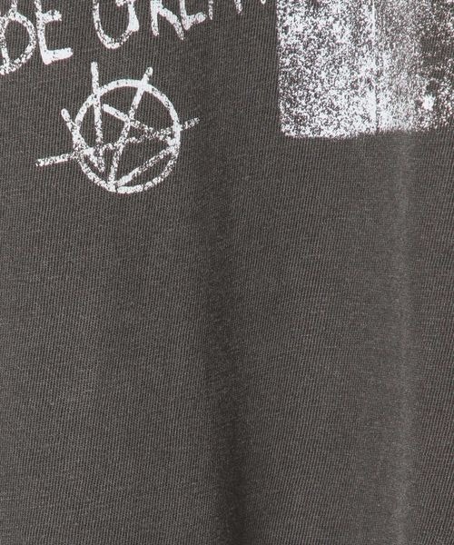 JEANASIS（ジーナシス）の「カットオフヴィンテージプリントロンTEE/149950（Tシャツ/カットソー・レディース・チャコールグレー/ホワイト/ホワイト系その他・FREE）」の11枚目の写真