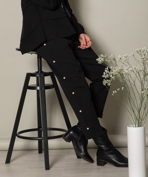 セール】センタースリット クロップドパンツ（その他パンツ