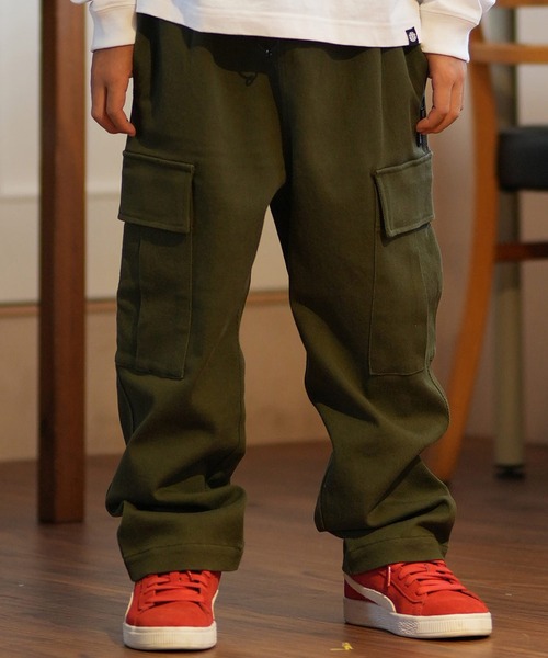 【セール】DC/ディーシー 24 KD WIDE CARGO PANT24 キッズ ワイド カーゴ パンツ パンツ スケートボード 公園 親子コーデ ストレッチ YPT244520（カーゴパンツ）｜DC（ディーシー）
