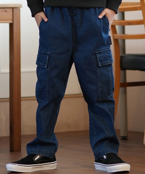 【セール】DC/ディーシー 24 KD WIDE CARGO PANT24 キッズ ワイド カーゴ パンツ パンツ スケートボード 公園 親子コーデ ストレッチ YPT244520（カーゴパンツ）｜DC（ディーシー） 4,696円
