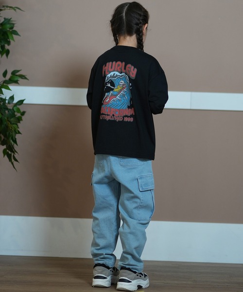 DC（ディーシー）の「DC/ディーシー 24 KD WIDE CARGO PANT24 キッズ ワイド カーゴ パンツ パンツ スケートボード 公園 親子コーデ　ストレッチ YPT244520（カーゴパンツ・キッズ・ライトインディゴブルー/インディゴブルー/カーキ・140cm/130cm/120cm/160cm/150cm）」の21枚目の写真