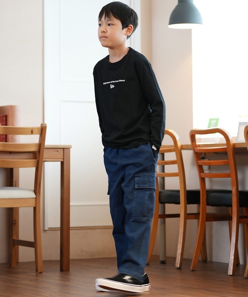 DC（ディーシー）の「DC/ディーシー 24 KD WIDE CARGO PANT24 キッズ ワイド カーゴ パンツ パンツ スケートボード 公園 親子コーデ　ストレッチ YPT244520（カーゴパンツ・キッズ・ライトインディゴブルー/インディゴブルー/カーキ・140cm/130cm/120cm/160cm/150cm）」の12枚目の写真