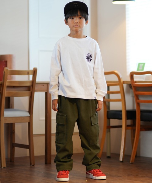 DC（ディーシー）の「DC/ディーシー 24 KD WIDE CARGO PANT24 キッズ ワイド カーゴ パンツ パンツ スケートボード 公園 親子コーデ　ストレッチ YPT244520（カーゴパンツ・キッズ・ライトインディゴブルー/インディゴブルー/カーキ・140cm/130cm/120cm/160cm/150cm）」の6枚目の写真