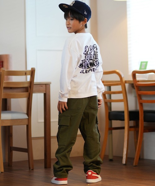 DC（ディーシー）の「DC/ディーシー 24 KD WIDE CARGO PANT24 キッズ ワイド カーゴ パンツ パンツ スケートボード 公園 親子コーデ　ストレッチ YPT244520（カーゴパンツ・キッズ・ライトインディゴブルー/インディゴブルー/カーキ・140cm/130cm/120cm/160cm/150cm）」の8枚目の写真