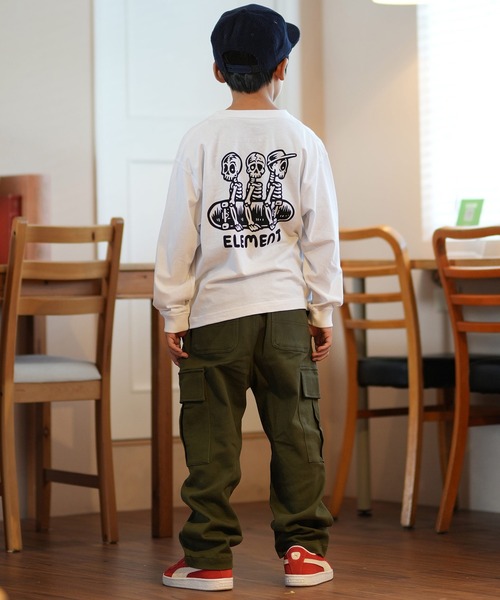 DC（ディーシー）の「DC/ディーシー 24 KD WIDE CARGO PANT24 キッズ ワイド カーゴ パンツ パンツ スケートボード 公園 親子コーデ　ストレッチ YPT244520（カーゴパンツ・キッズ・ライトインディゴブルー/インディゴブルー/カーキ・140cm/130cm/120cm/160cm/150cm）」の9枚目の写真
