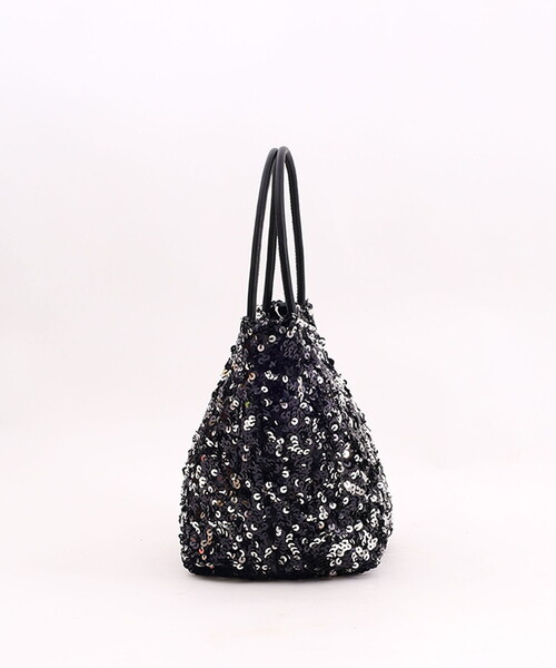 COOCO(クーコ)の「スパンコール2WAYトートバッグ(トートバッグ・レディース・シルバー/ホワイト/ネイビー/ブラック/ピンクベージュ・FREE)」の16枚目の写真