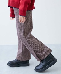 devirock(デビロック)のRICH WARM 裏シャギープリント フレアパンツ(スウェットパンツ)