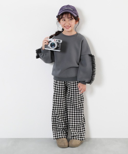 devirock（デビロック）の「RICH WARM 裏シャギープリント フレアパンツ　裏起毛（その他パンツ・キッズ・その他1/その他2/その他3/ブラウン系その他/ブラック系その他2/ブラック系その他・100cm/110cm/120cm/130cm/140cm/150cm/160cm）」の14枚目の写真