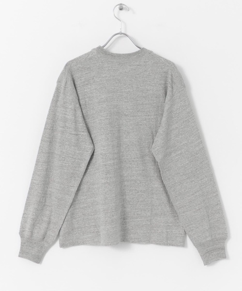 FORK&SPOON（フォークアンドスプーン）の「FORK&SPOON　ラフィー天竺ロングスリーブTシャツ（Tシャツ/カットソー・レディース・オフホワイト/ブラック/グレー・1）」の7枚目の写真