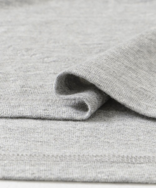 FORK&SPOON（フォークアンドスプーン）の「FORK&SPOON　ラフィー天竺ロングスリーブTシャツ（Tシャツ/カットソー・レディース・オフホワイト/ブラック/グレー・1）」の8枚目の写真