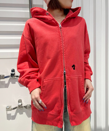 JieDa/ジエダ PIGMENT J LOGO ZIP UP HOODIE　JIE-24W-CT09